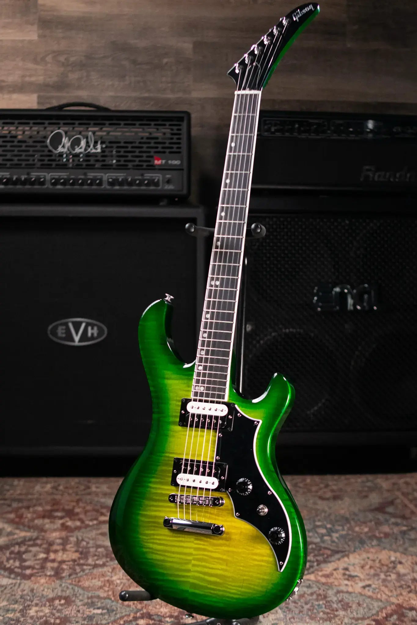 Gibson Victory Figured Top Electric Guitar - Iguana Burst with Hardshell Case