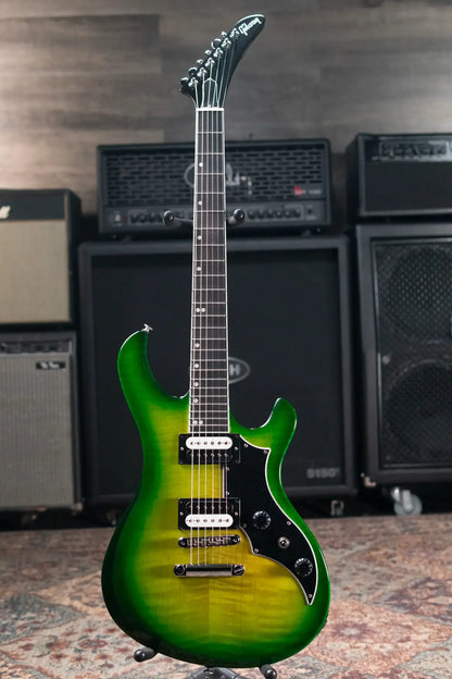 Gibson Victory Figured Top Electric Guitar - Iguana Burst with Hardshell Case