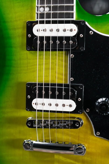 Gibson Victory Figured Top Electric Guitar - Iguana Burst with Hardshell Case