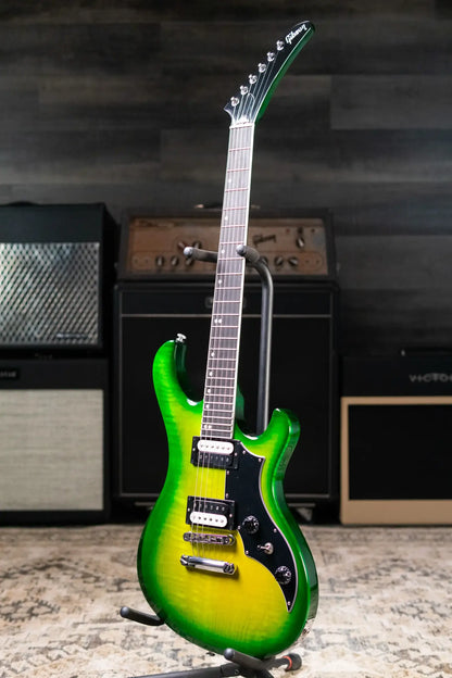 Gibson Victory Figured Top Electric Guitar - Iguana Burst with Hardshell Case