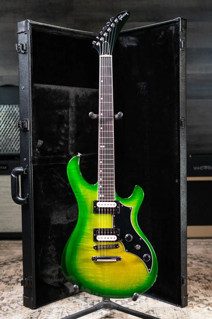 Gibson Victory Figured Top Electric Guitar - Iguana Burst with Hardshell Case