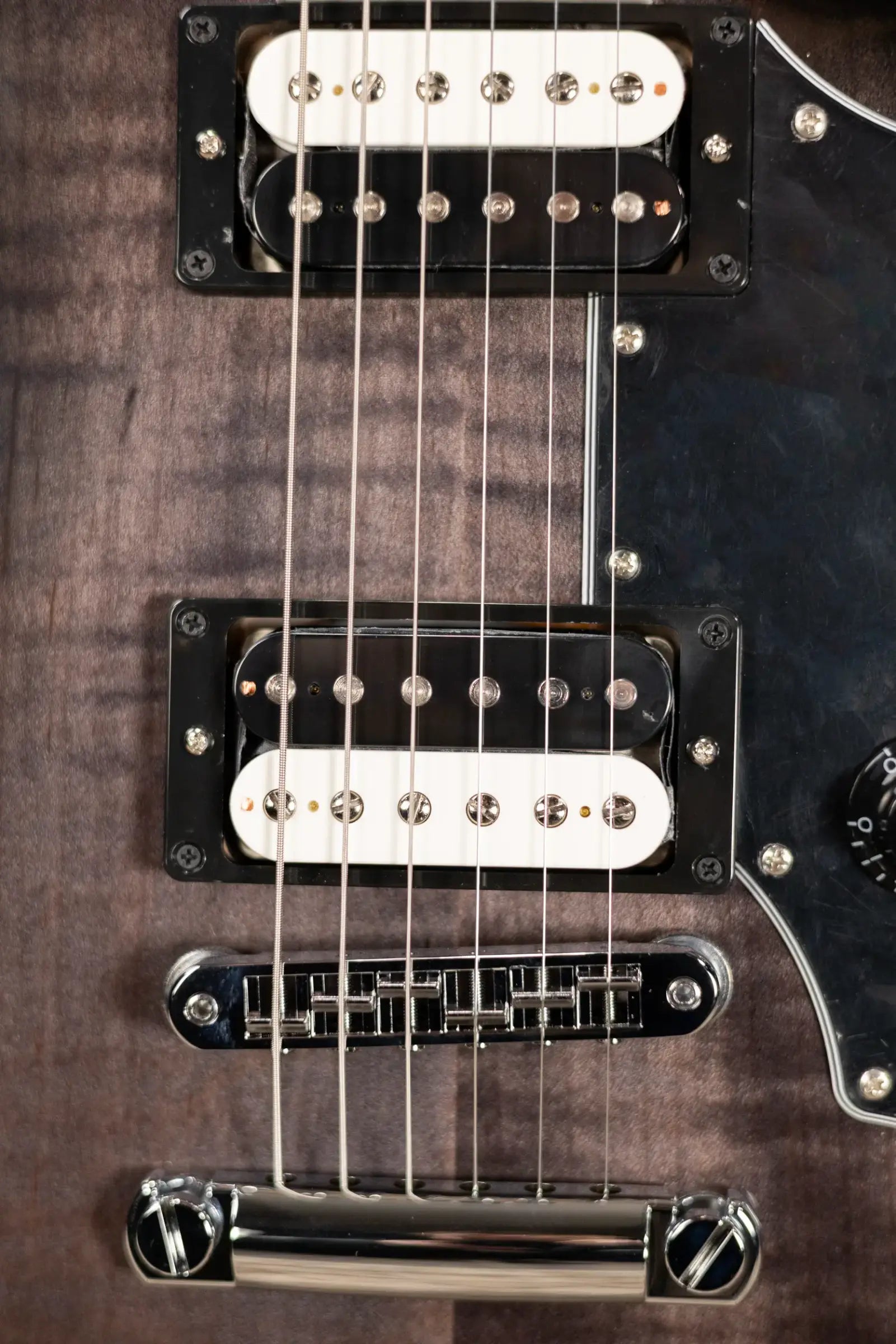 Gibson Victory Figured Top Electric Guitar - Translucent Ebony Burst with Hardshell Case