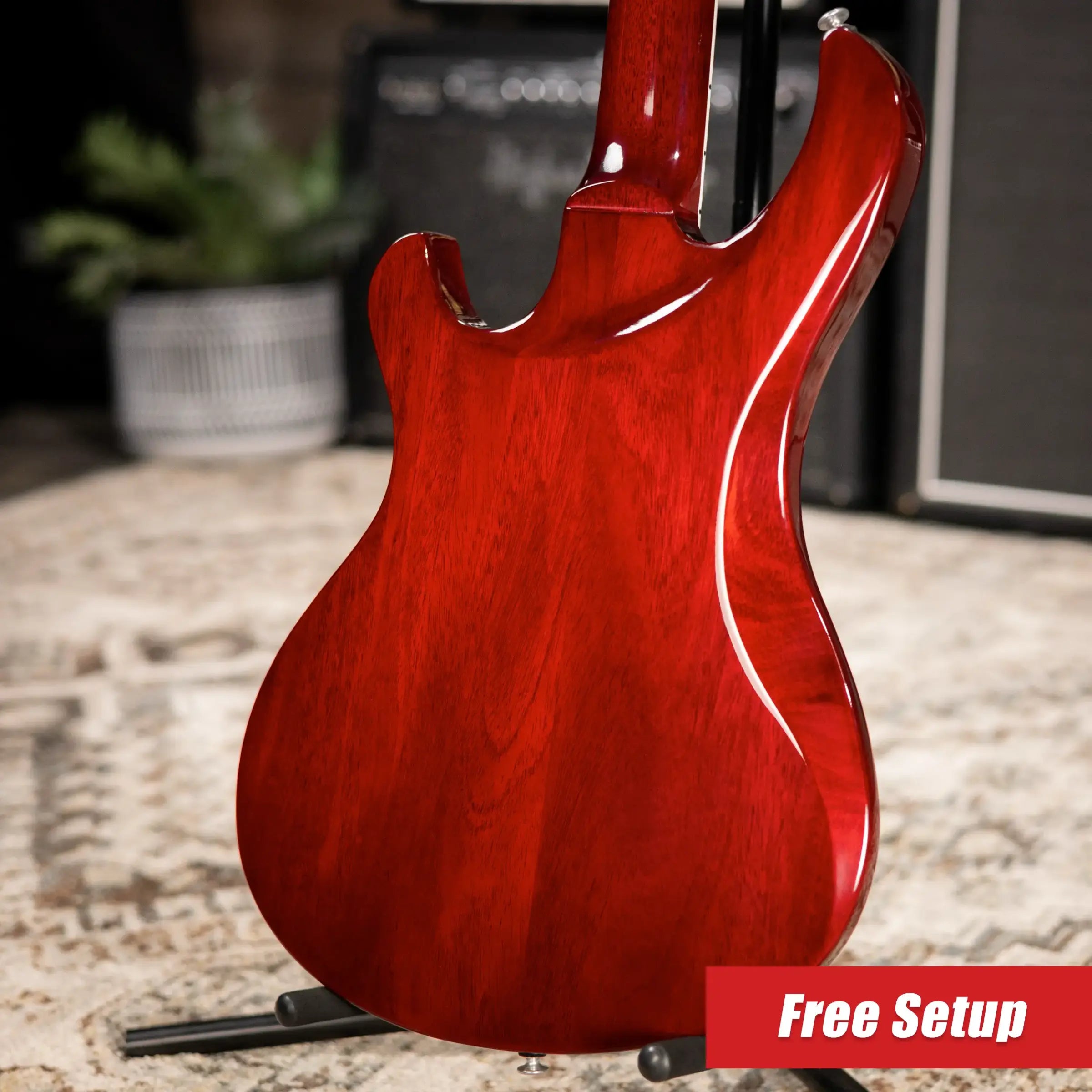 Gibson Victory Figured Top Electric Guitar - Wine Red Burst with Dirty Fingers Pickups and Hardshell Case