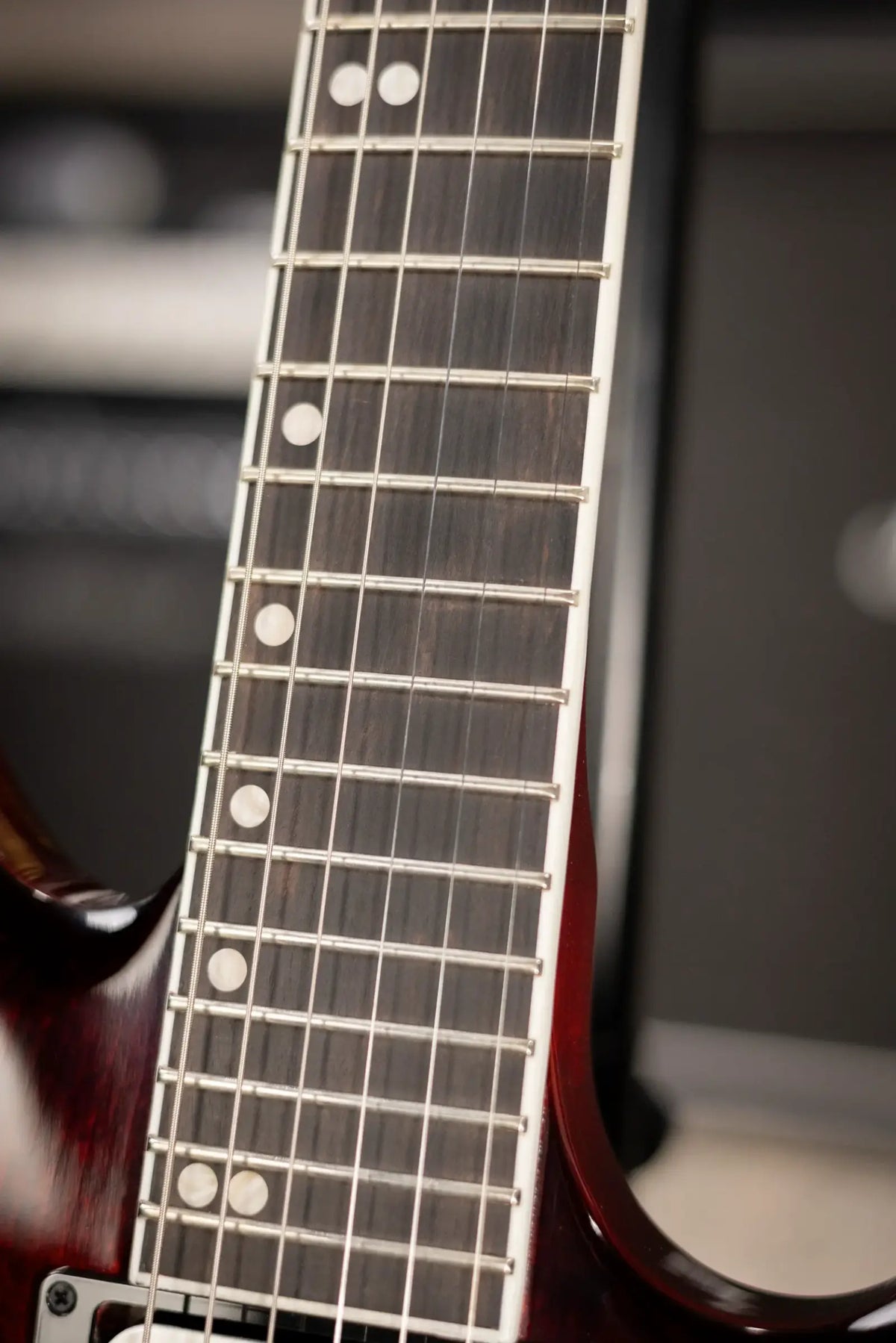 Gibson Victory Figured Top Electric Guitar - Wine Red Burst with Dirty
