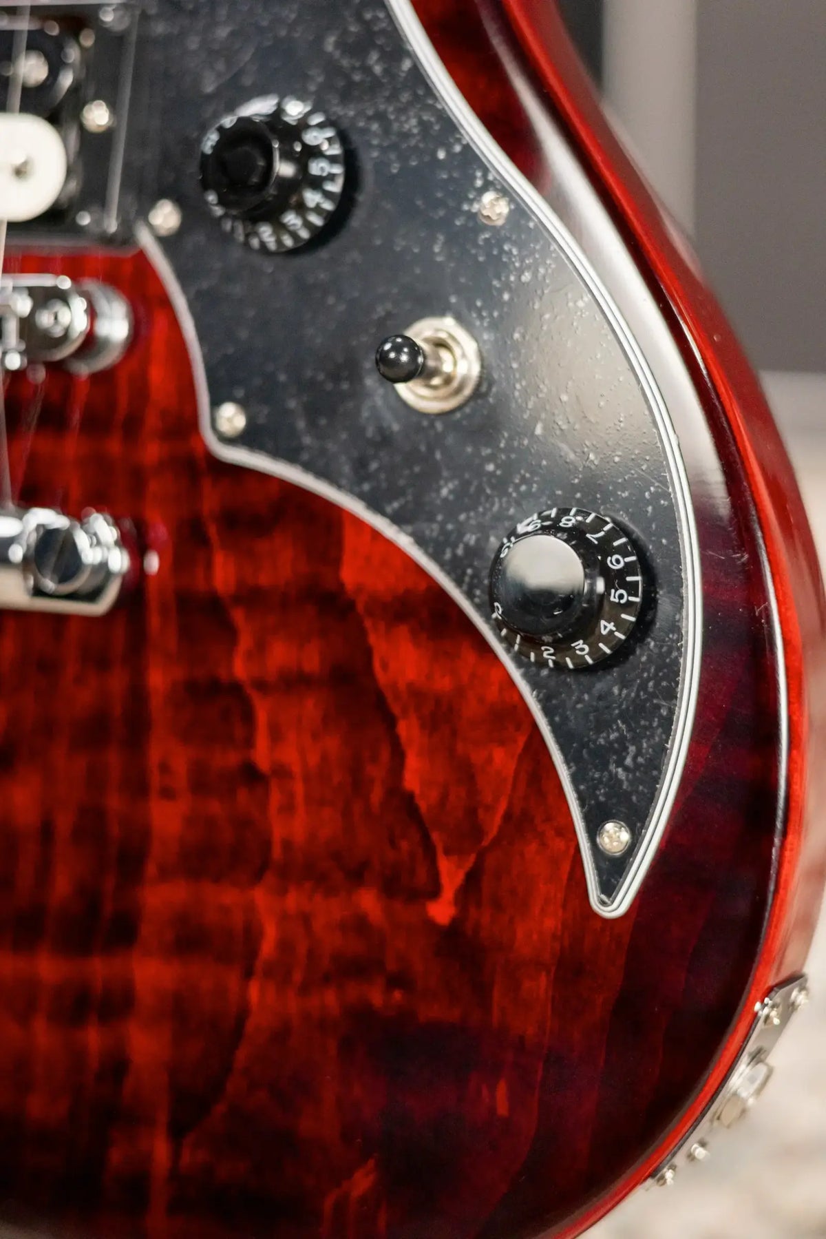 Gibson Victory Figured Top Electric Guitar - Wine Red Burst with Dirty