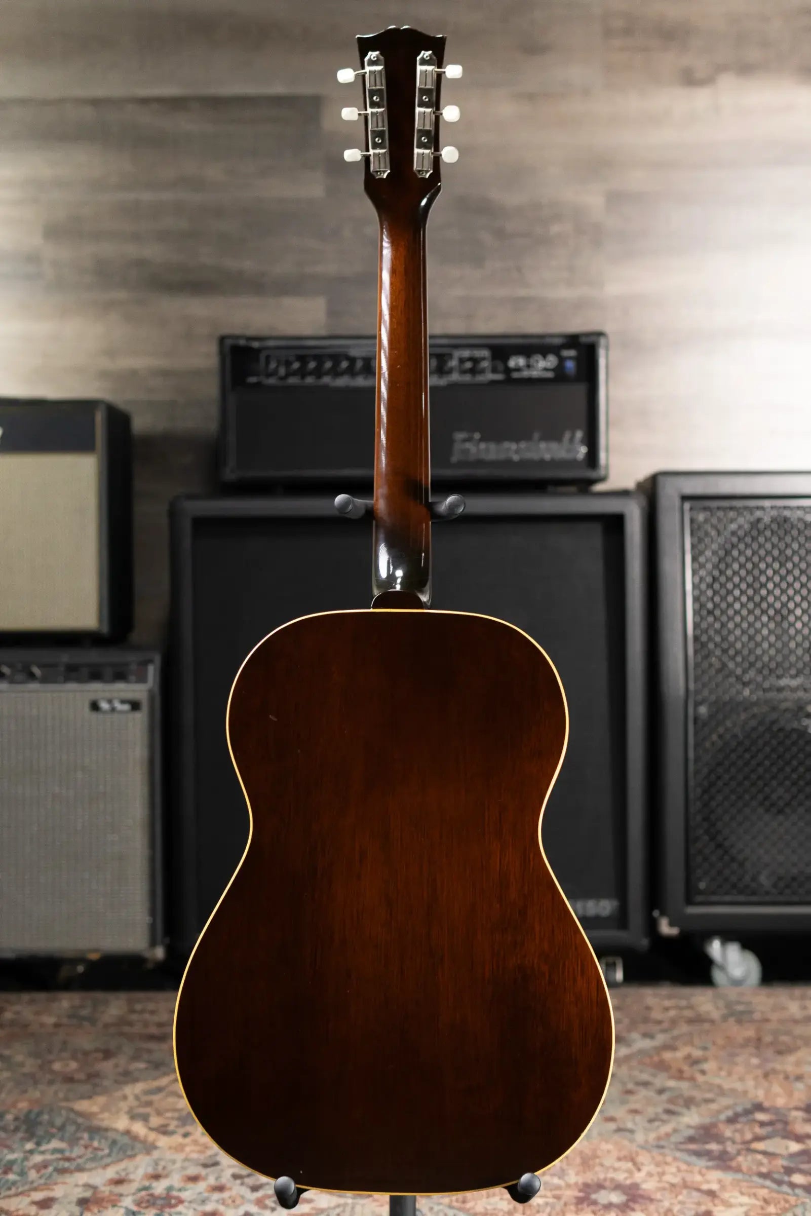 Gibson Vintage 1966-1967 LG-1 Acoustic Guitar - Sunburst with Original Alligator Chipboard Case - Used