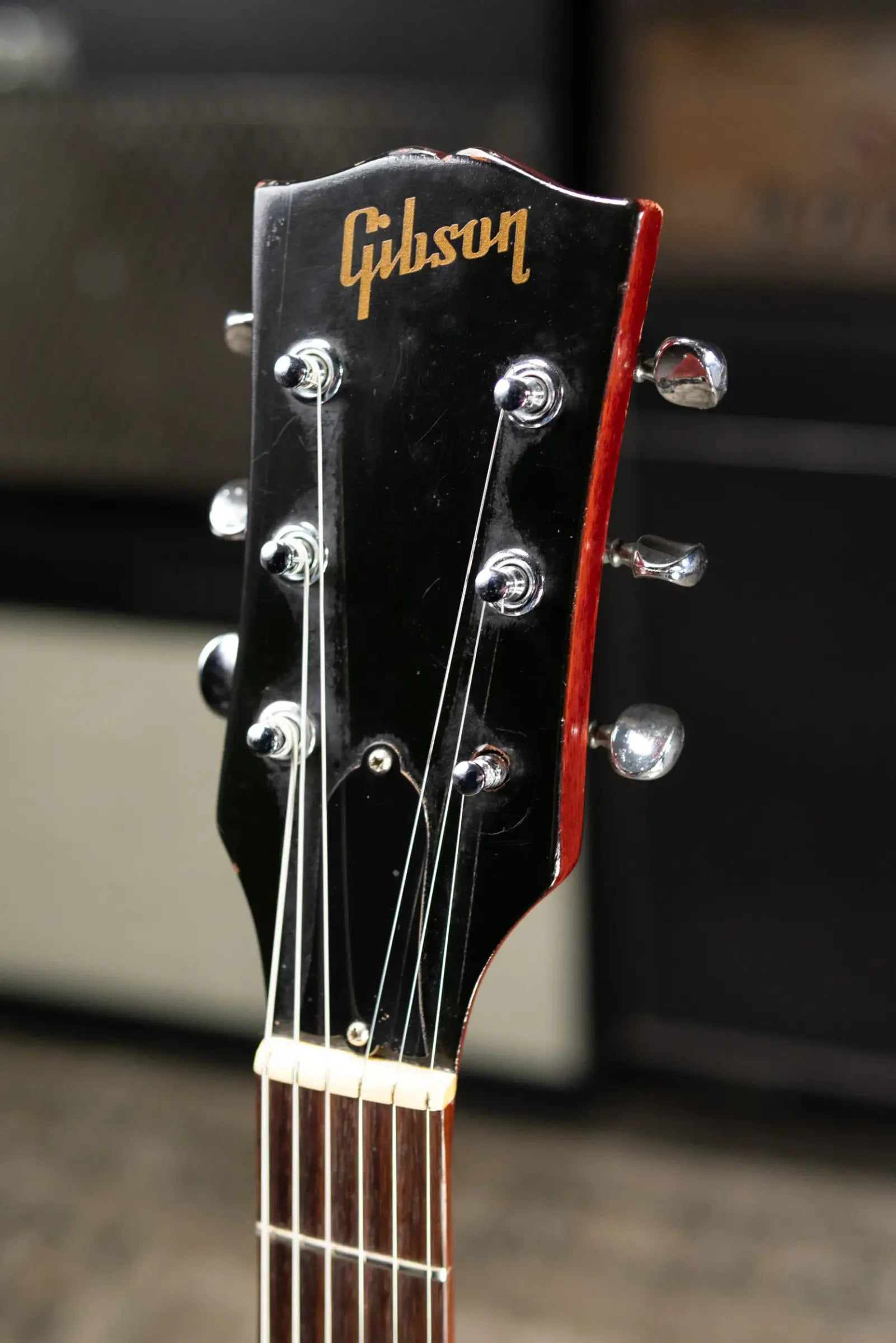 Gibson Vintage 1969 SG Junior Electric Guitar - Cherry Red with Chipboard Case - Used