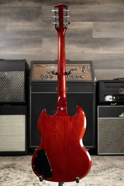 Gibson Vintage 1969 SG Junior Electric Guitar - Cherry Red with Chipboard Case - Used
