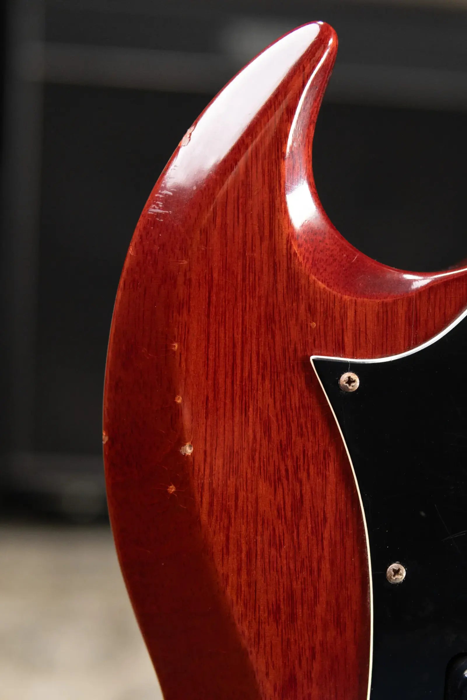 Gibson Vintage 1969 SG Junior Electric Guitar - Cherry Red with Chipboard Case - Used