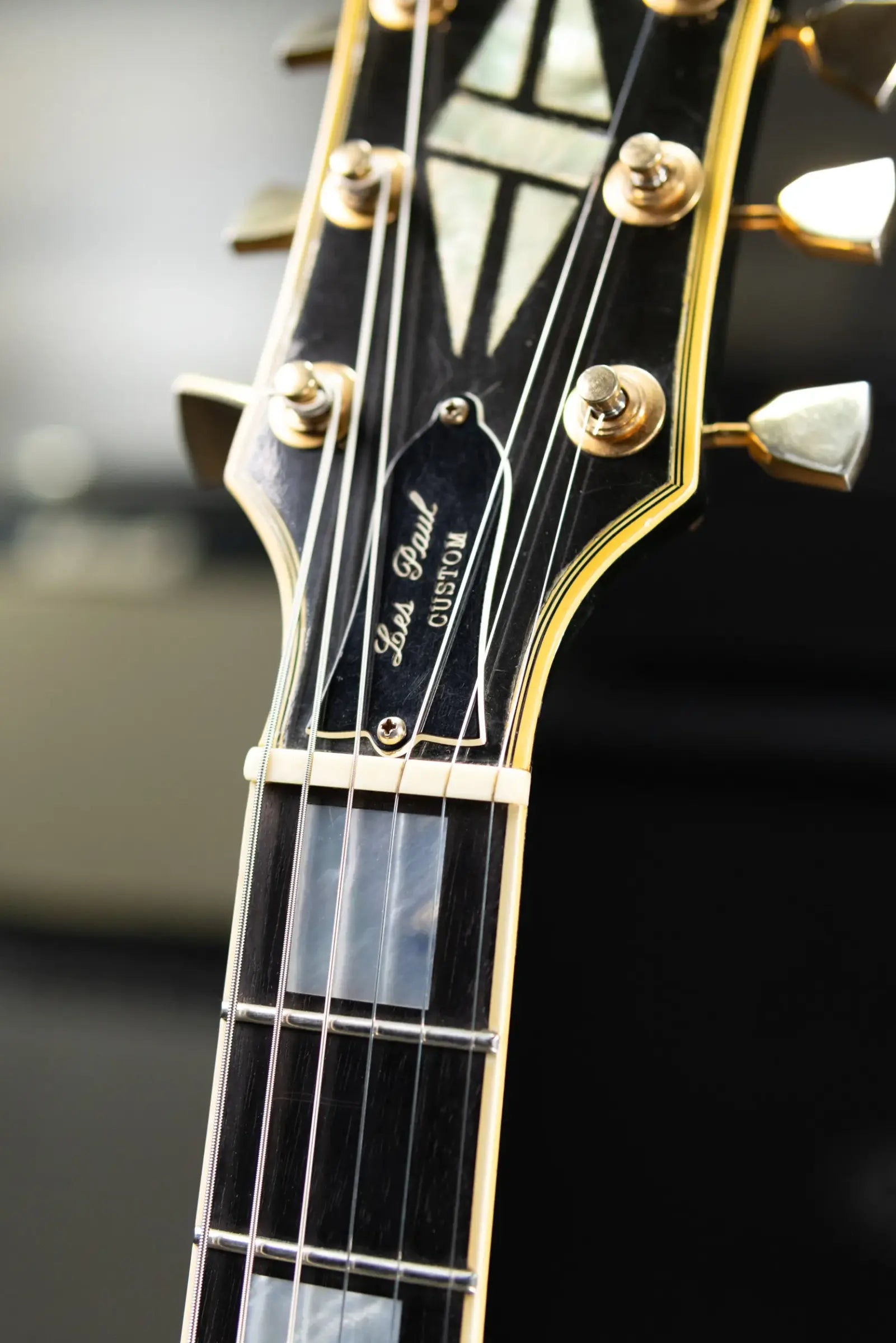 Gibson Vintage 1973 Les Paul Custom '54 Reissue Electric Guitar - Ebony with Hardshell Case - Used