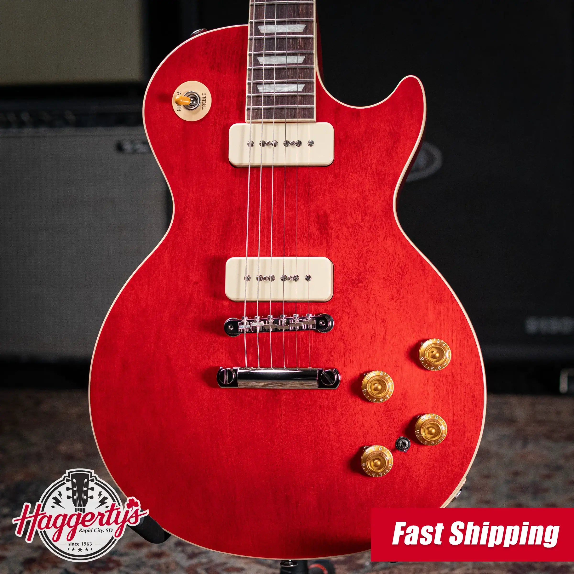 Gibson Warren Haynes Les Paul Standard Electric Guitar - Sixties Cherry with Hardshell Case