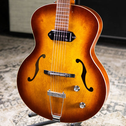 Godin 5th Avenue Kingpin Hollowbody Guitar - Cognac Burst with Gig Bag - Used