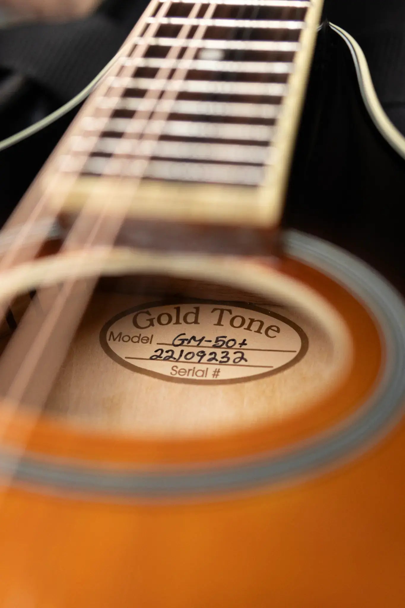 Gold Tone GM-50+ Acoustic-Electric Mandolin - Tobacco Sunburst with Gig Bag - Used