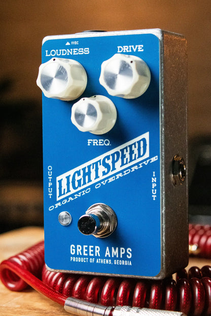 Greer Amps Lightspeed Organic Overdrive Effect Pedal