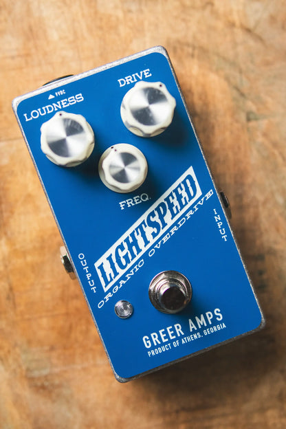 Greer Amps Lightspeed Organic Overdrive Effect Pedal