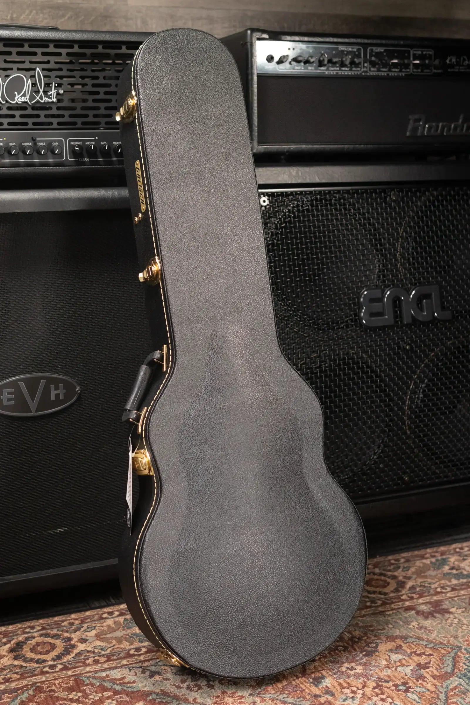 Gretsch Broadkaster Jr. LX Center Block with String-Thru Bigsby Electric Guitar - Blackberry with Hardshell Case