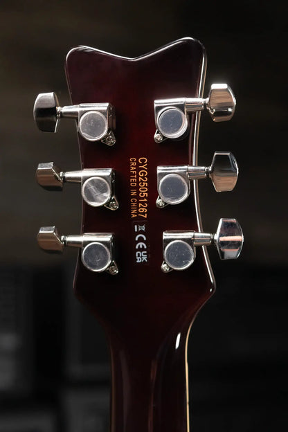 Gretsch Electromatic Jet Club 1 Pickup Electric Guitar - Claret Burst