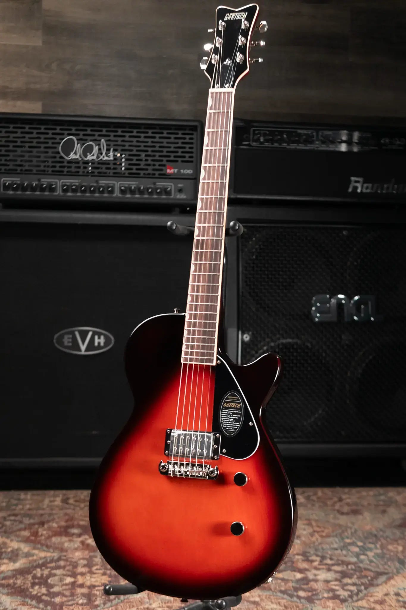 Gretsch Electromatic Jet Club 1 Pickup Electric Guitar - Claret Burst