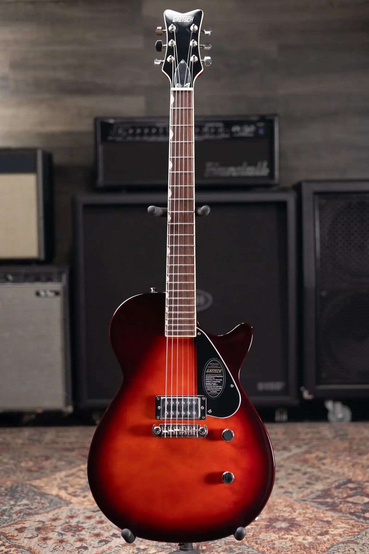 Gretsch Electromatic Jet Club 1 Pickup Electric Guitar - Claret Burst