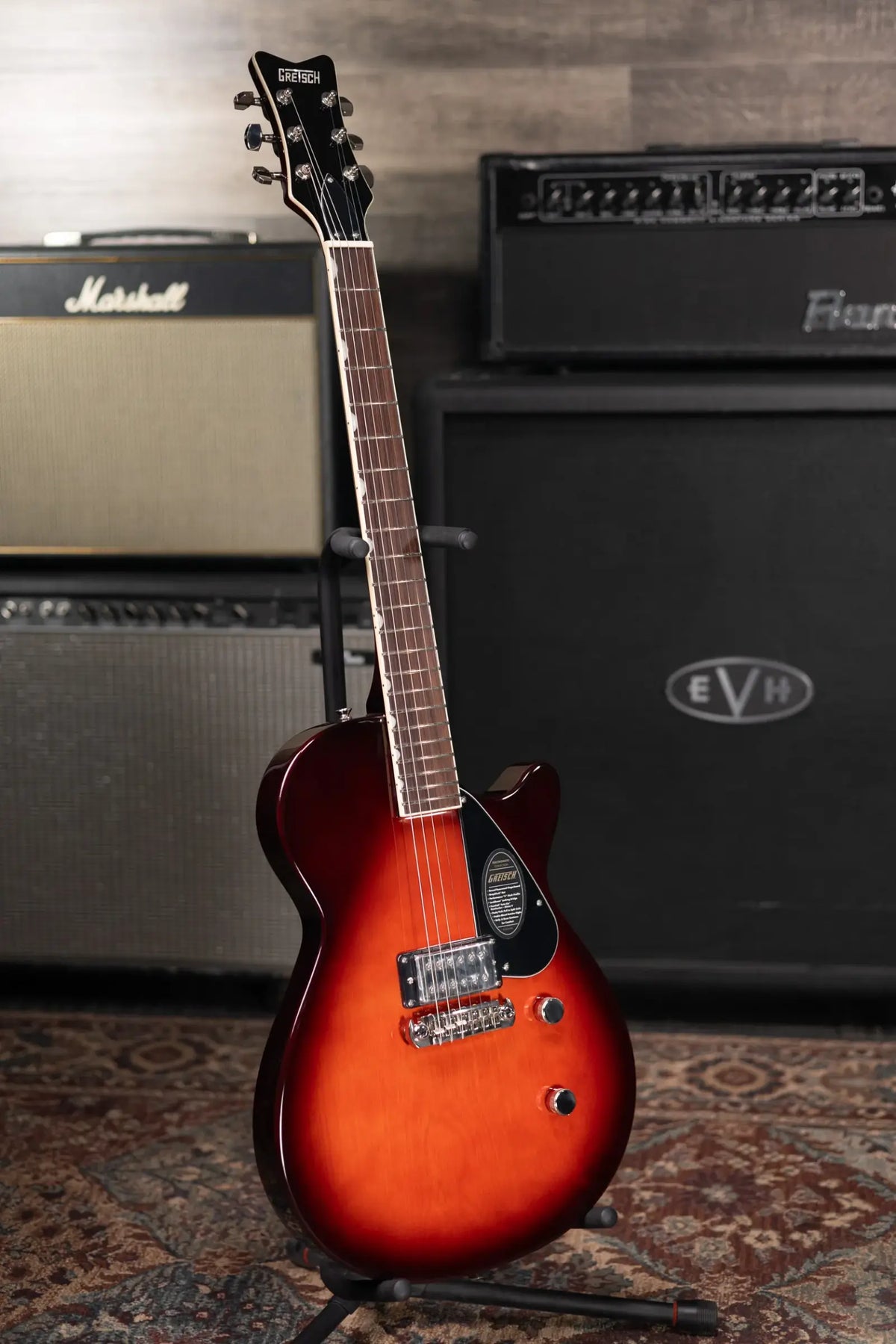 Gretsch Electromatic Jet Club 1 Pickup Electric Guitar - Claret Burst