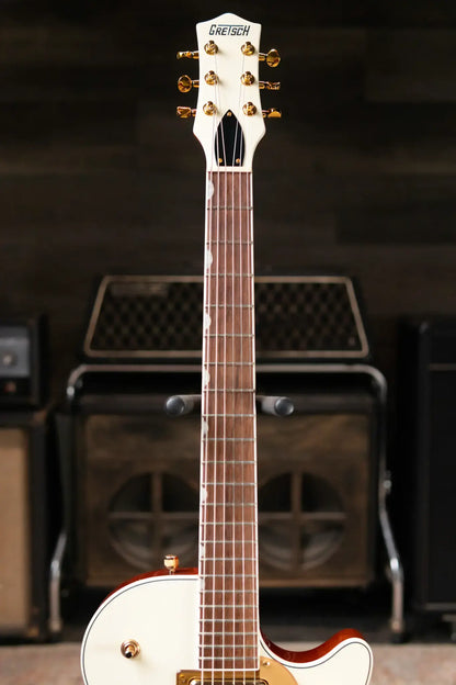 Gretsch Electromatic Pristine LTD Jet Single-Cut Electric Guitar with Bigsby - White Gold with Gig Bag - Used
