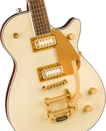 Gretsch Electromatic Pristine LTD Jet Single-Cut With Bigsby Electric Guitar - White Gold