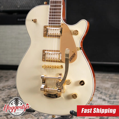 Gretsch Electromatic Pristine LTD Jet Single-Cut With Bigsby Electric Guitar - White Gold