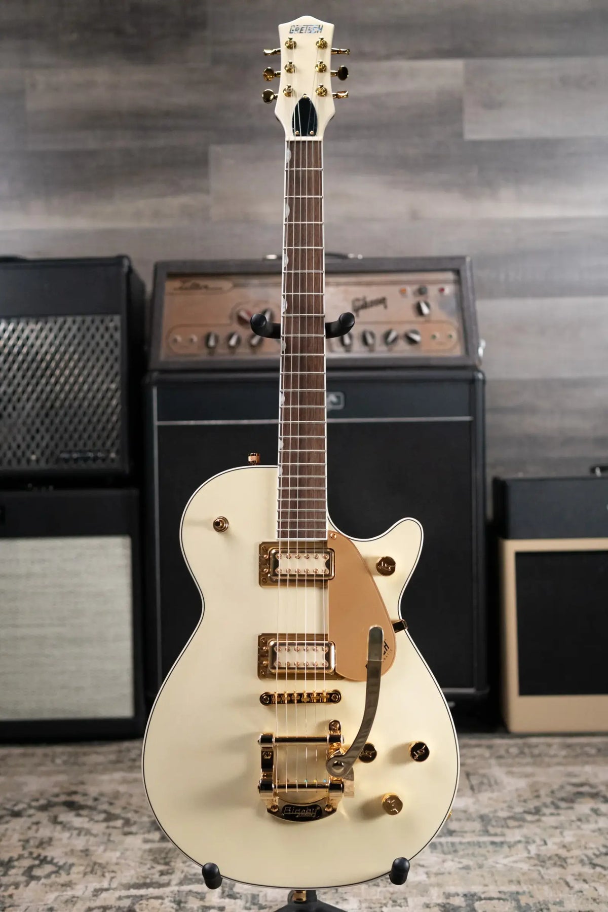 Gretsch Electromatic Pristine LTD Jet Single-Cut With Bigsby Electric Guitar - White Gold