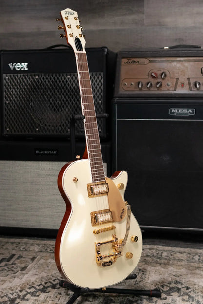 Gretsch Electromatic Pristine LTD Jet Single-Cut With Bigsby Electric Guitar - White Gold