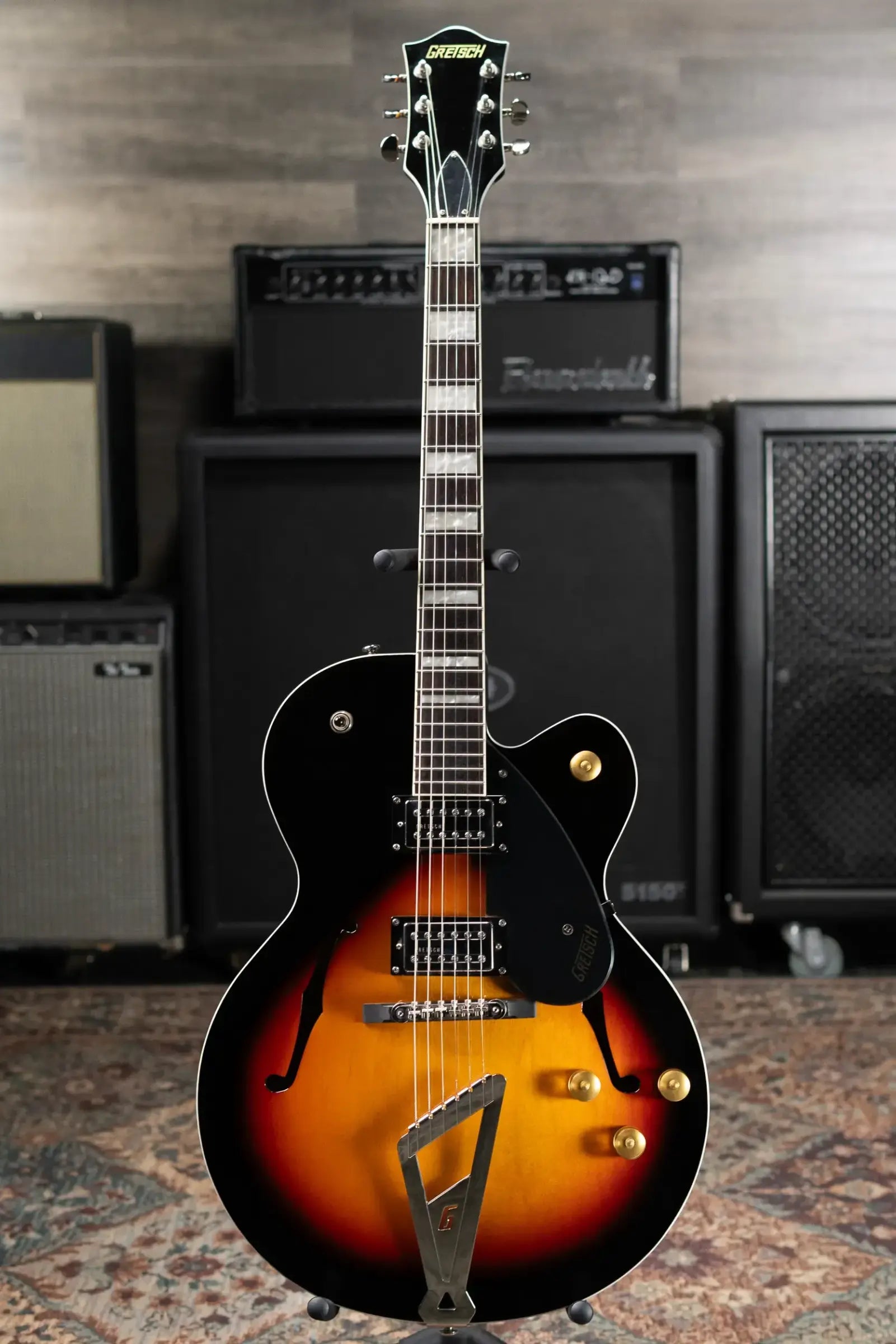Gretsch G2420 Streamliner Hollow Body Electric Guitar - Aged Brooklyn Burst with Hardshell Case - Used