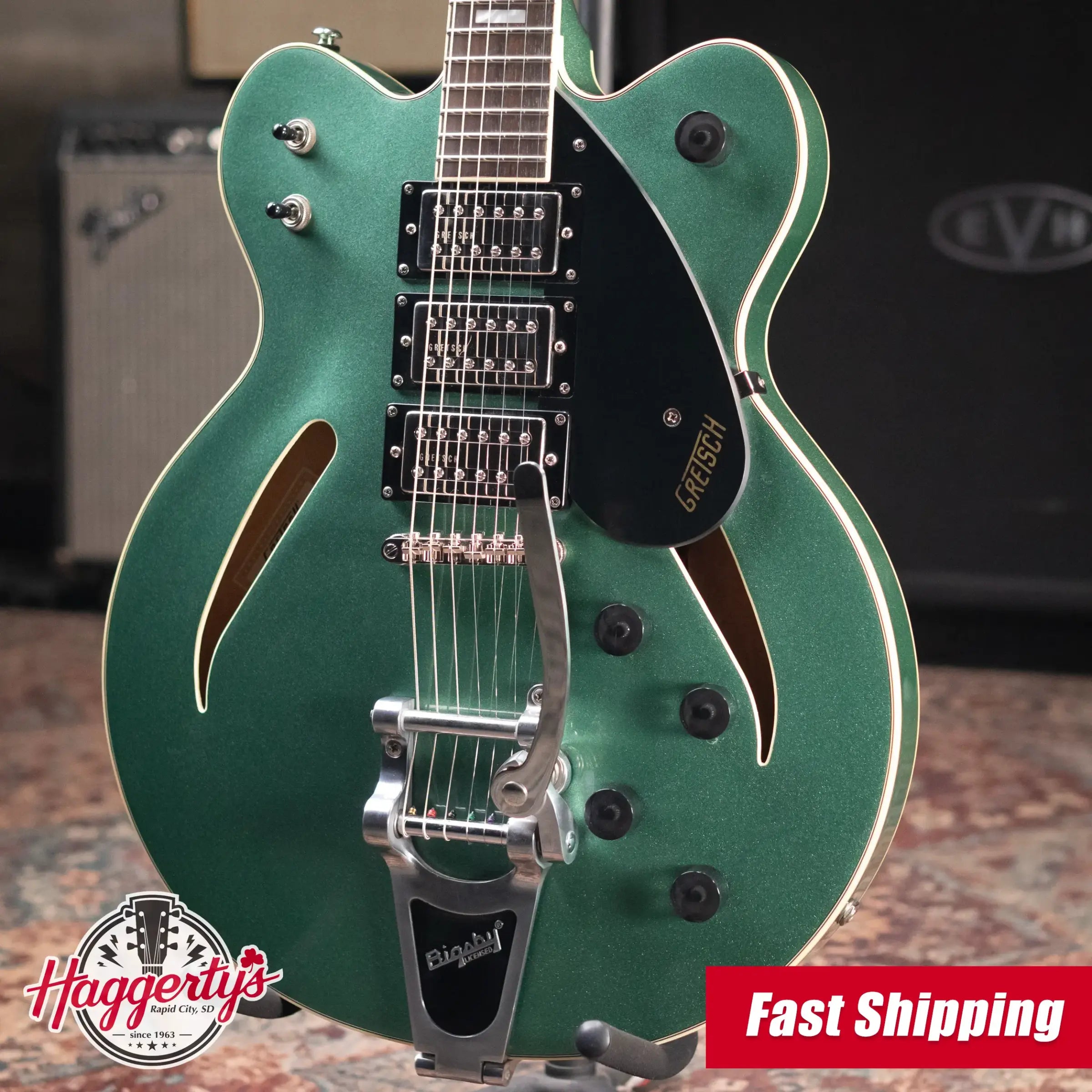 Gretsch G2627T/GRG Streamliner Electric Guitar Georgia Green with Hardshell Case - Used