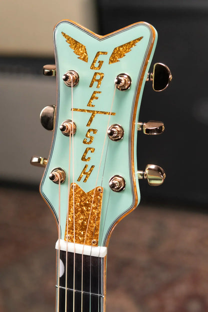 Gretsch G5021E Rancher Penguin Parlor Acoustic/Electric Guitar - Mint Metallic