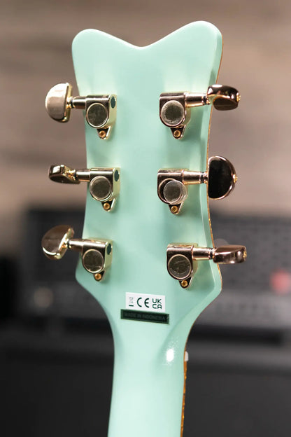 Gretsch G5021E Rancher Penguin Parlor Acoustic/Electric Guitar - Mint Metallic