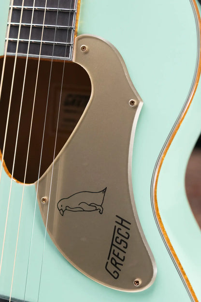 Gretsch G5021E Rancher Penguin Parlor Acoustic/Electric Guitar - Mint Metallic