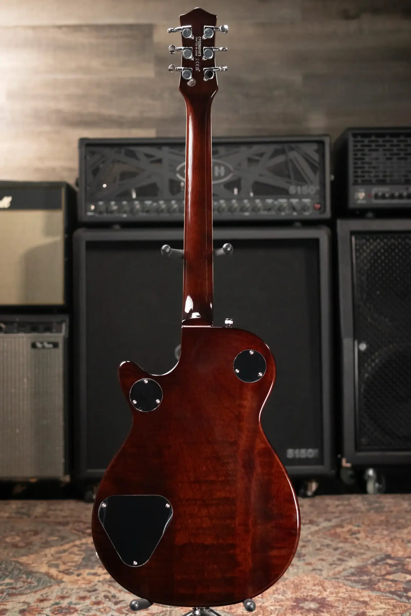 Gretsch G5230T Electromatic Jet FT Single-Cut with Bigsby Electric Guitar - Dark Cherry Metallic