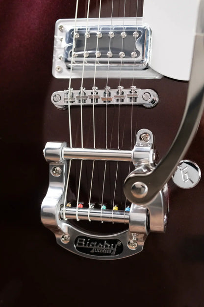 Gretsch G5230T Electromatic Jet FT Single-Cut with Bigsby Electric Guitar - Dark Cherry Metallic