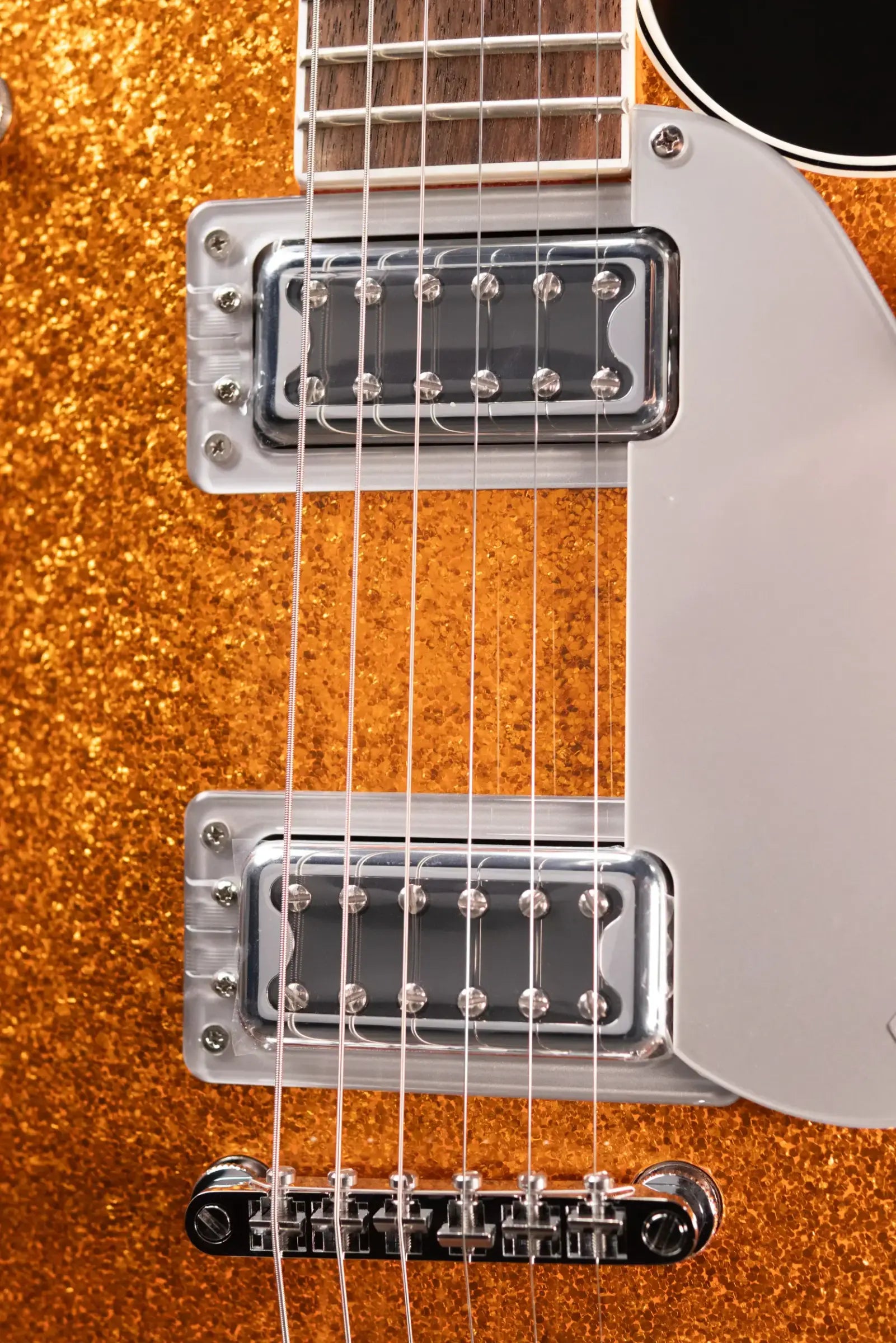 Gretsch G5230T Electromatic Sparkle Jet FT Single-Cut with Bigsby Electric Guitar - Gold Sparkle