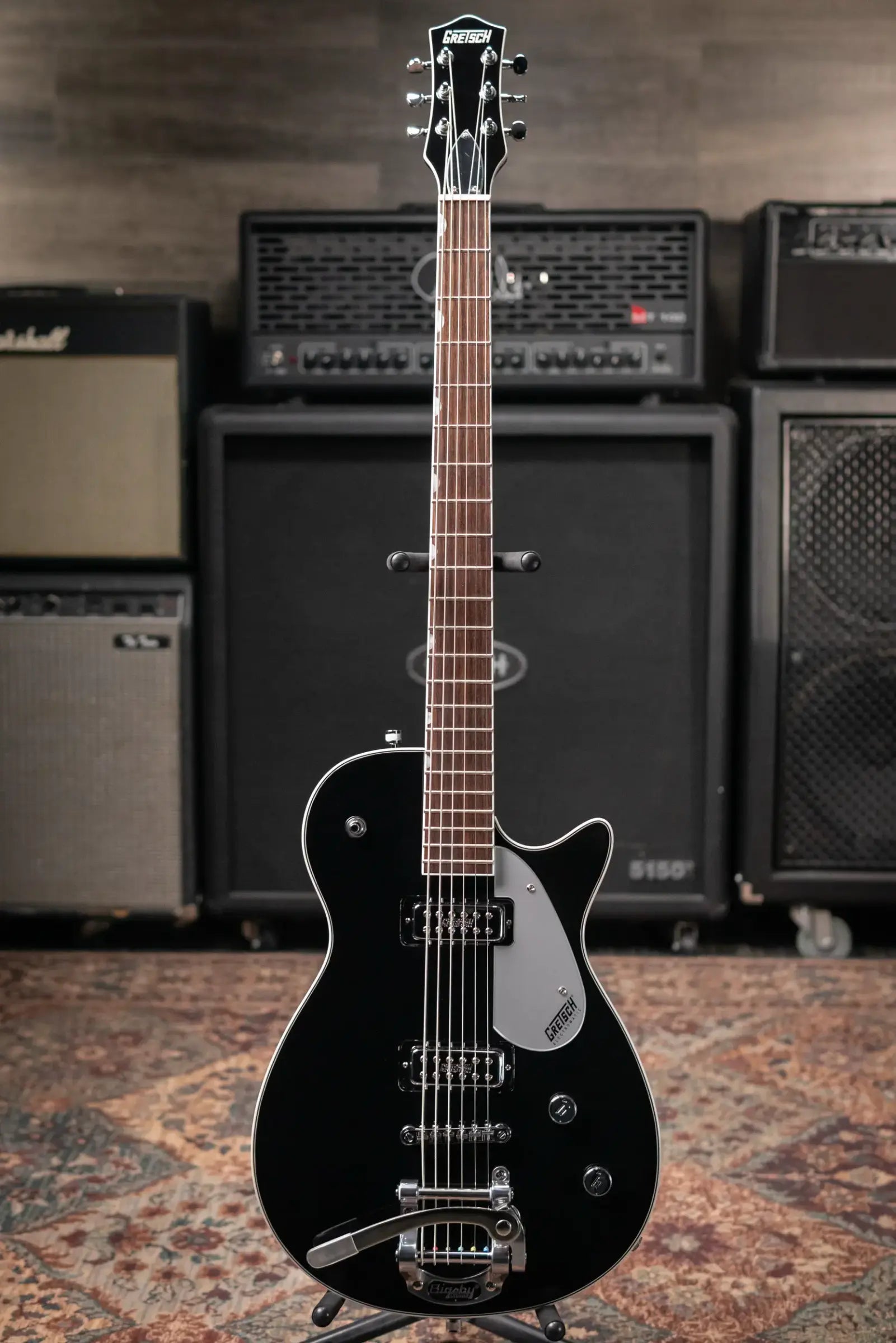 Gretsch G5260T Electromatic Jet Baritone with Bigsby Electric Guitar - Black