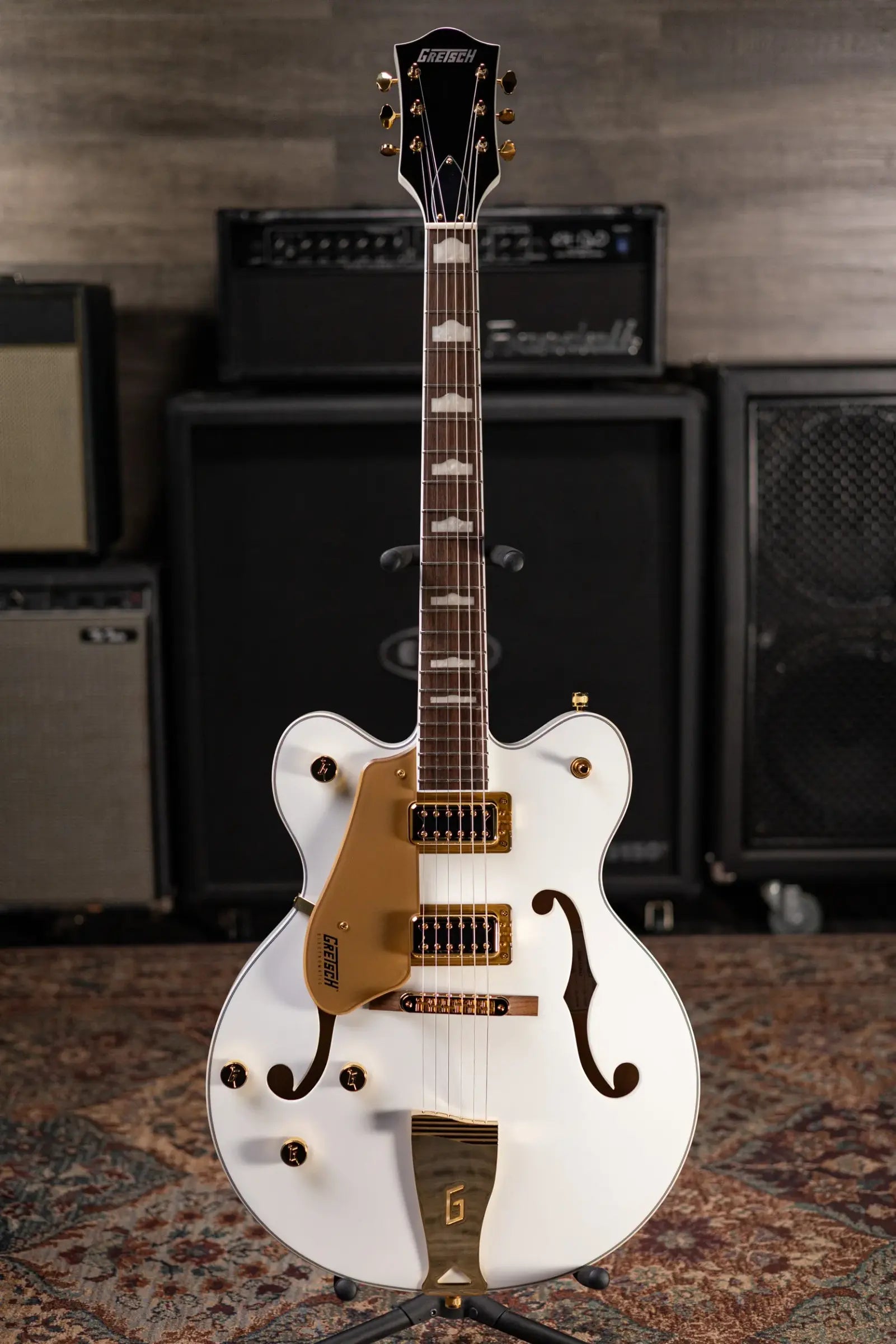 Gretsch G5422GLH Electromatic Classic Hollow Body Double-Cut Left-Handed Electric Guitar - Snow Crest White