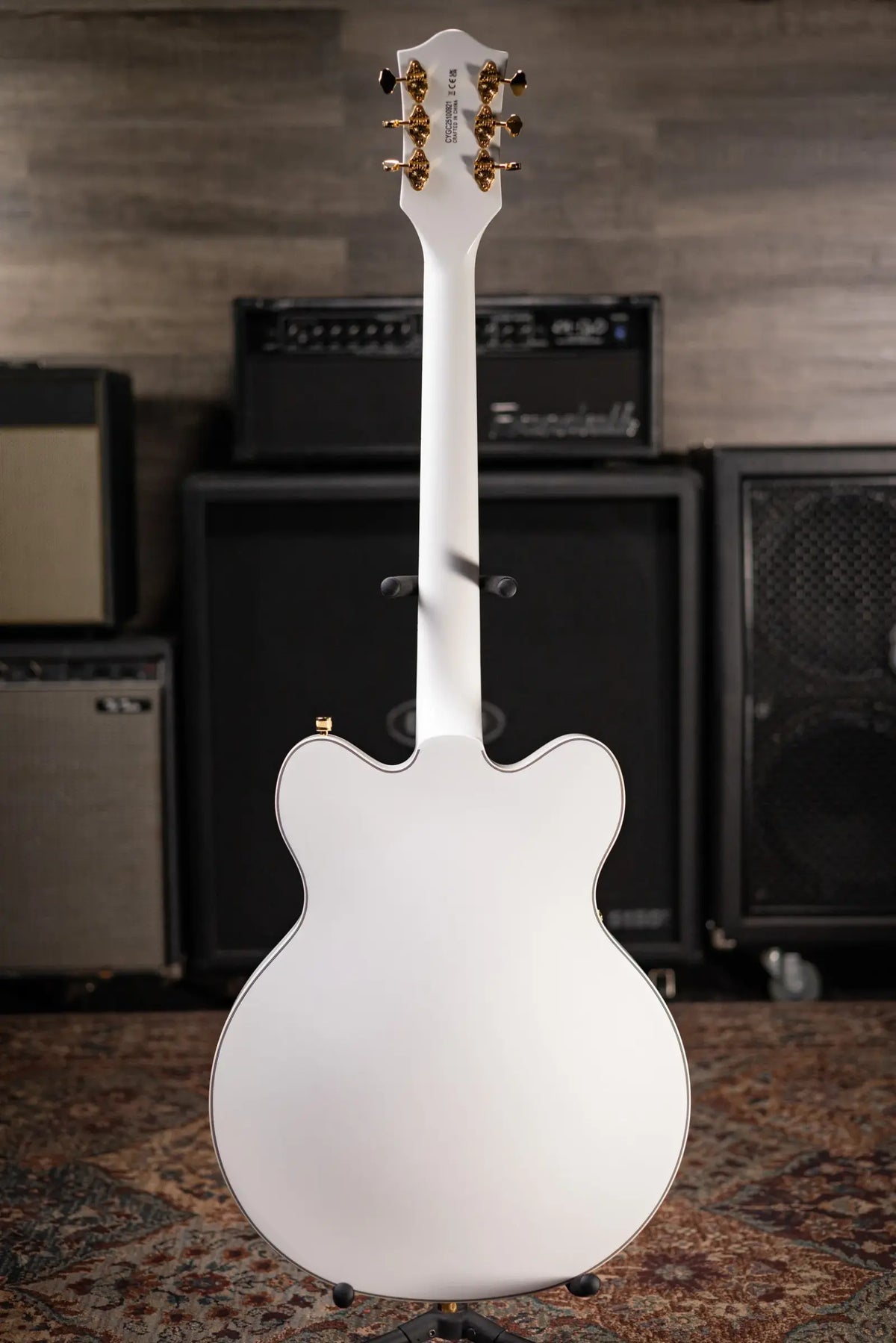 Gretsch G5422GLH Electromatic Classic Hollow Body Double-Cut Left-Handed Electric Guitar - Snow Crest White
