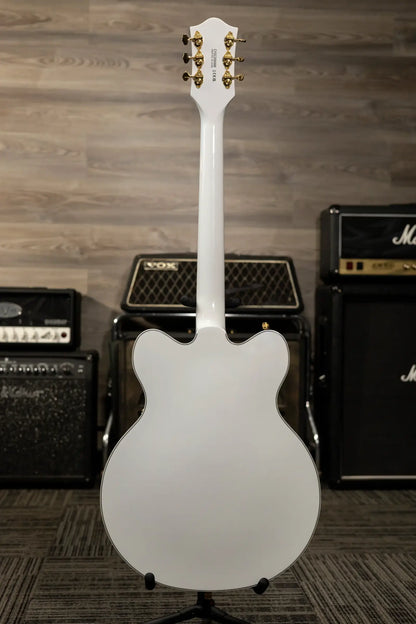 Gretsch G5422TG Electromatic Classic Hollow Body with Bigsby Electric Guitar - Snowcrest White