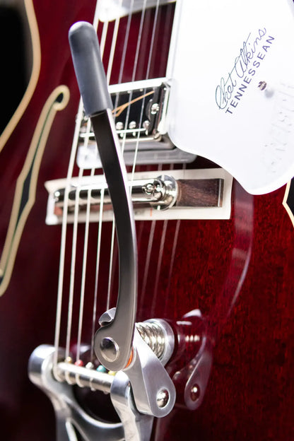 Gretsch G6119T-62 Vintage Select Edition '62 Tennessean Hollow Body with Bigsby Electric Guitar - Dark Cherry Stain with Hardshell Case