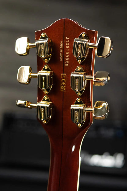 Gretsch G6122T-59 Vintage Select Edition '59 Chet Atkins Country Gentleman Hollow Body with Bigsby Electric Guitar - Walnut Stain Lacquer with Hardshell Case