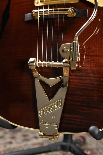 Gretsch G6122T-59 Vintage Select Edition '59 Chet Atkins Country Gentleman Hollow Body with Bigsby Electric Guitar - Walnut Stain Lacquer with Hardshell Case