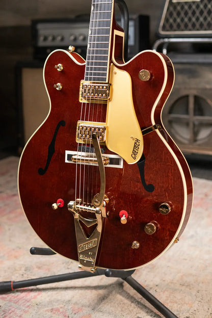 Gretsch G6122T-62 Vintage Select Edition '62 Chet Atkins Country Gentleman Hollow Body with Bigsby, TV Jones - Walnut Stain with Deluxe Hardshell Case