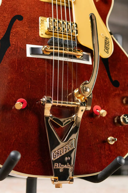 Gretsch G6122T-62 Vintage Select Edition '62 Chet Atkins Country Gentleman Hollow Body with Bigsby, TV Jones - Walnut Stain with Deluxe Hardshell Case
