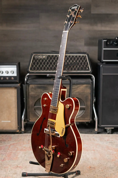 Gretsch G6122T-62 Vintage Select Edition '62 Chet Atkins Country Gentleman Hollow Body with Bigsby, TV Jones - Walnut Stain with Deluxe Hardshell Case
