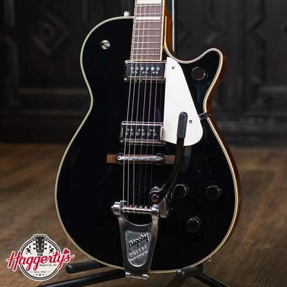 Gretsch G6128T-53 Vintage Select '53 Duo Jet with Bigsby Electric Guitar - Black with Hardshell Case