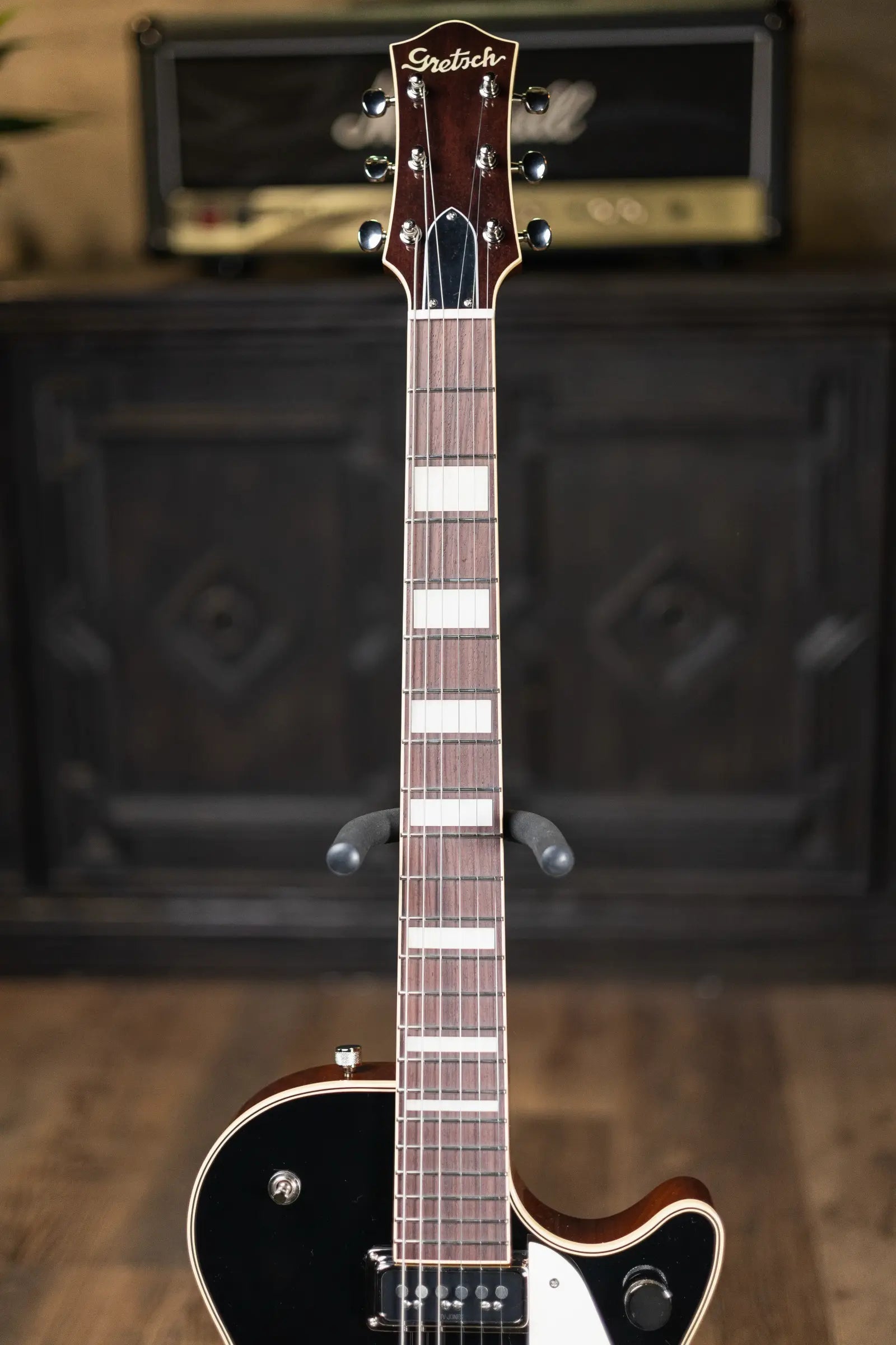 Gretsch G6128T-53 Vintage Select '53 Duo Jet with Bigsby Electric Guitar - Black with Hardshell Case