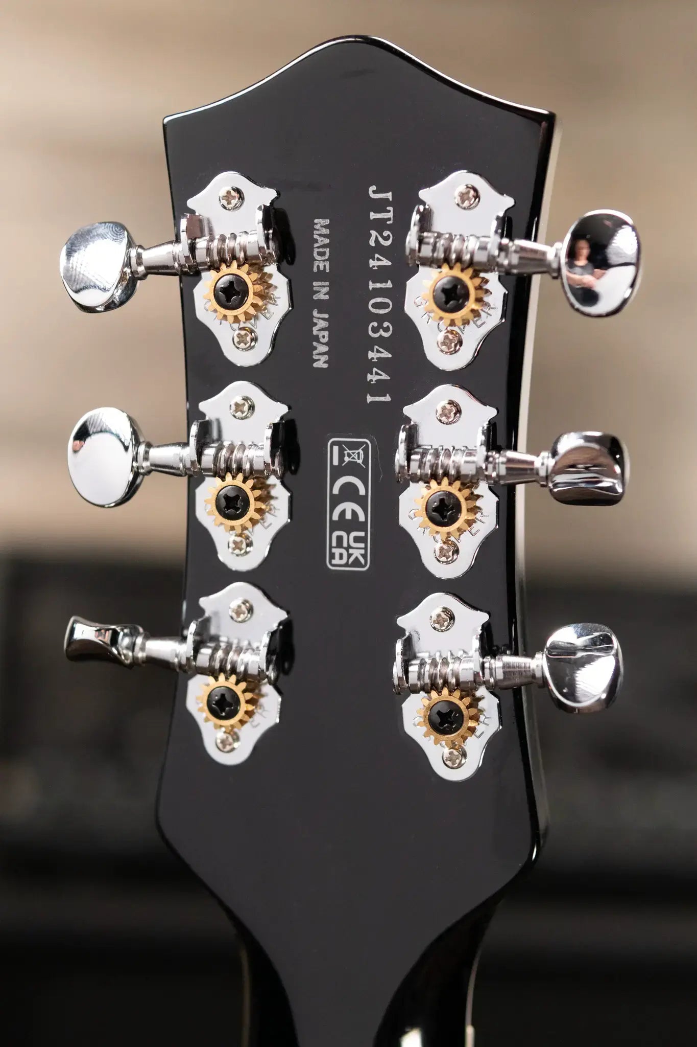Gretsch G6128T-GH George Harrison Signature Duo Jet Solid Body with Bigsby Electric Guitar - Black with Hardshell Case - Demo